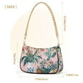 thumbnail image 3 of FORMRS Womens Shoulder Bag with Chain Strap Clutch Purse Cute Tote Handbag, Vibrant Flowers, 3 of 7