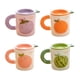 thumbnail image 4 of Inteprter Taza de cerámica Café Té Agua Tazas creativas Fruta Avena Taza Mango Porcelana Restaurante Suministros de oficina Regalo Mostrada Durazno Inteprter HA080833-03, 4 of 6