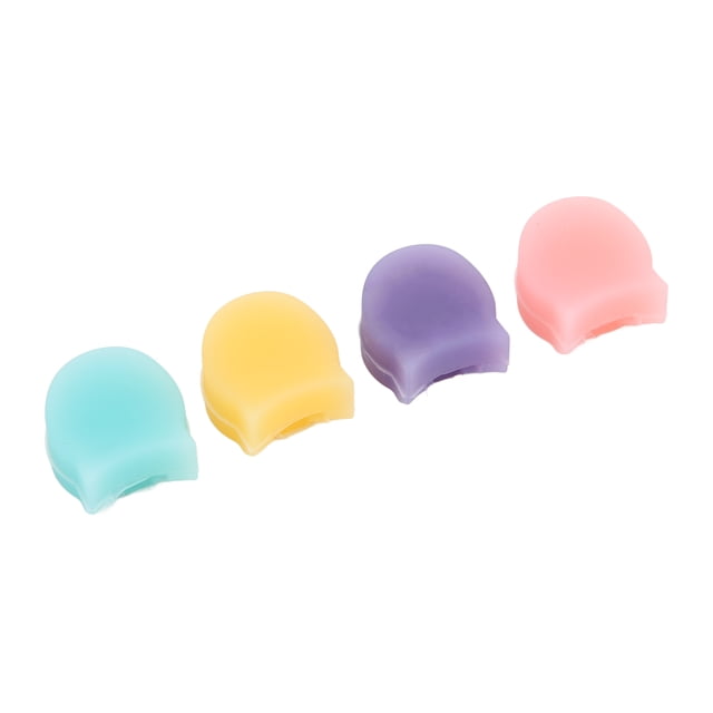 Cojín protector para pulgar para clarinete, 4 piezas, almohadilla para pulgar para clarinete colorido, reposapiés para pulgar para clarinete de silicona, alta capacidad