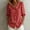 Red, variant on Womens Summer Tops Business Lapel Polka Dot Button Down Long Sleeve Satin Blouse Shirts for Women Blue XL