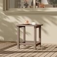 thumbnail image 1 of Table d'Appoint Carrée Adirondack en HDPE Résistante aux Intempéries pour l'Extérieur, Petite Table d'Extrémité de Patio de 17 Pouces pour Jardin, Balcon, Véranda et Bord de Piscine, Résistante aux UV, Assemblage Sans Outils, Plastique Recyclé Écoresponsable, 1 of 8