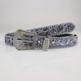 thumbnail image 4 of Subculture Adjustable Rhinestone Belt Woman Full Sequins Waist Belts Cowgirl Girls Belt for Jeans Skirt, 4 of 9
