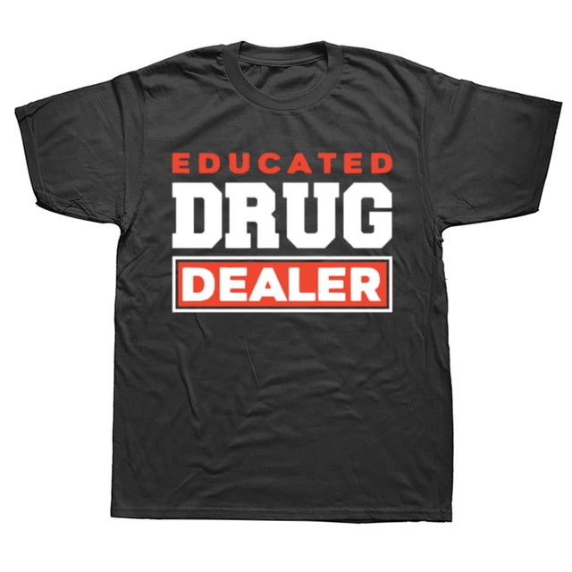 Camiseta gráfica divertida de farmacéutico, traficante de drogas, farmacia, para hombre, moda informal, camisetas extragrandes, camiseta de algodón para hombre