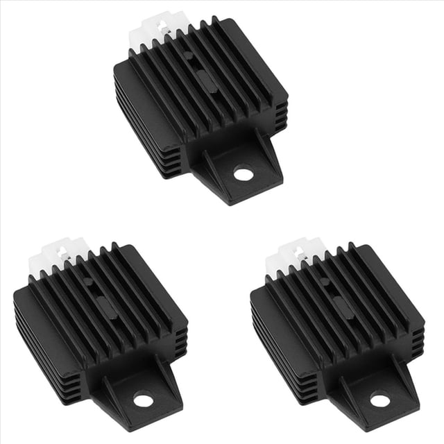 3X 4 PIN Regulator Rectifier for 90Cc 110Cc 125Cc 140Cc 200Cc ATV Motorcycle Bike,3* 4 PIN Regulator Rectifier,Black
