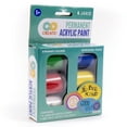 thumbnail image 2 of Go Create Permanent Acrylic Paint Set, 6 Colorful Paint Jars, 2 of 5