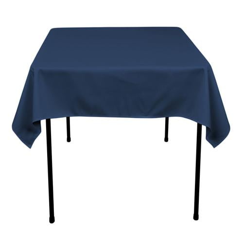 Navy 70 x 70 Square Tablecloths ( 70 inch x 70 inch )