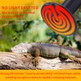 thumbnail image 3 of AIICIOO Reptile Ceramic Heat Lamp Infrared Basking Heater Bulbs Ceramic Heat Emmitter for Snake Bearded Dragon Lizard 2 Pack 150W, 3 of 6