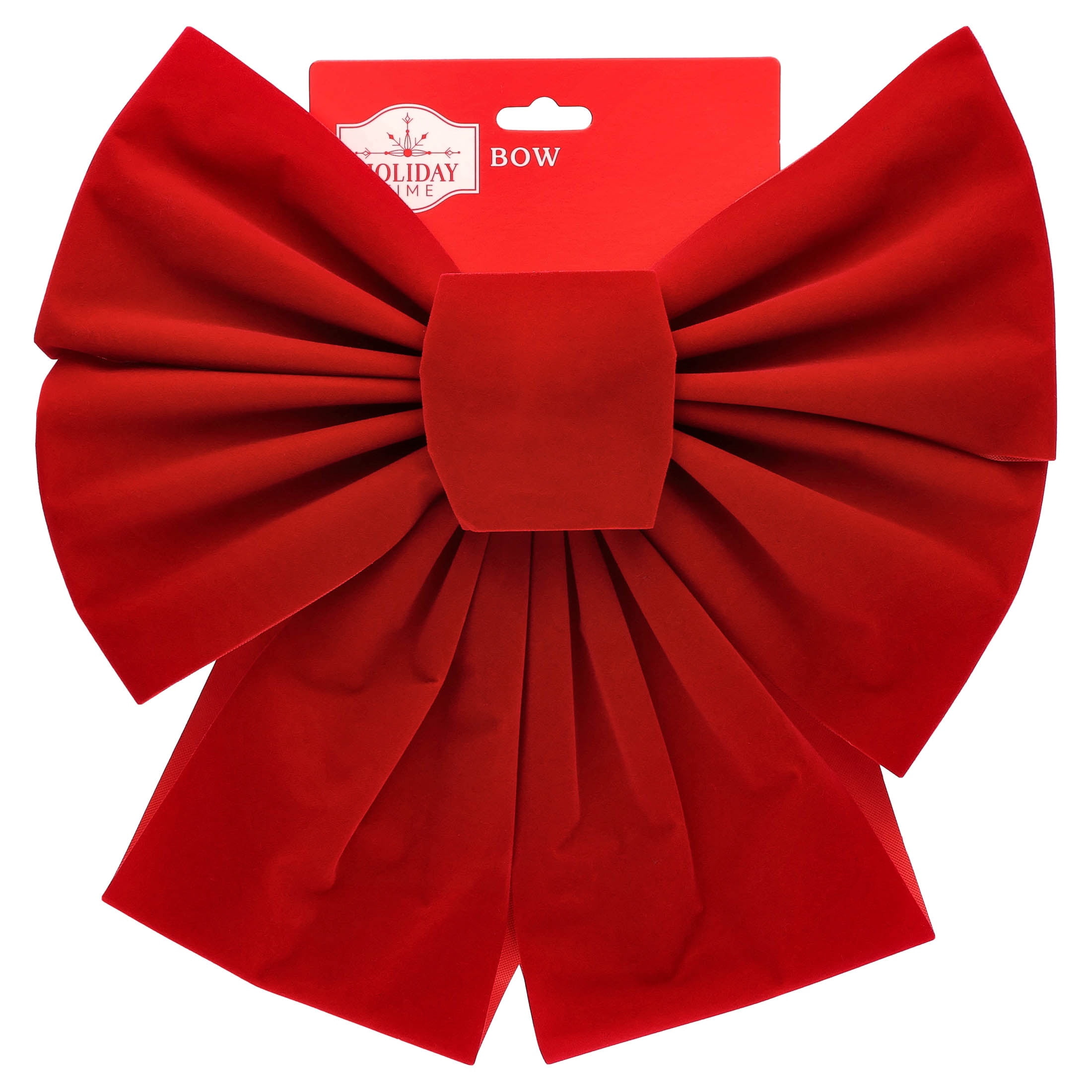 Red Decorative Christmas Bow, 19", by Holiday Time