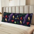 thumbnail image 5 of Naloa Colorful Vintage Cactuses Super Soft 20x60 Body Pillow Case,Long Side Hidden Zipper（PILLOWS ARE NOT INCLUDED）, 5 of 6