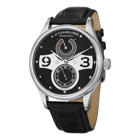 Stuhrling Original Men's Khepri Automatic Leather Water-resistant Strap Watch
