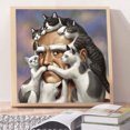 thumbnail image 3 of Wdftyju Gato viejo pintura al óleo por números Kits DIY pintado a mano sobre lienzo cuadro de arte de pared Wdftyju 6ty6tt5hk2lz3qr5, 3 of 9