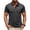 #334-Dark Gray, variant on Ceisia Men's Short Sleeve Turndown Collar Polo Shirt with Solid Color Blocking Button Placket Cotton Blend Stretchy Casual Top Dark Gray Gifts for Father 3X
