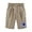 Z2Khaki, variant on Trendfront Women's Plus Size High Waisted Dandelion Graphic Print Bermuda Shorts Lightweight Elastic Waist with Pockets Bottoms