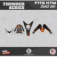 thumbnail image 2 of Kalair GFX Graphics Kit for Ktm 690 DUKE (2012-2020) Thunder Series, 2 of 5