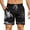 Black@GC@, variant on Mens Swim Trunks Hawaiian Graphic Y2K Board Shorts for Men Elastic Waist Drawstring Lightweight Quick Dry Summer Beach Swim Shorts With Pocket
