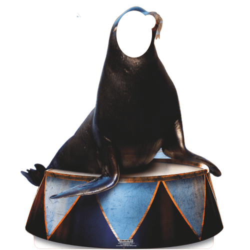 SC2560 Trained Seal Stand -in Cardboard Cutout Standee Standup