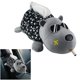 thumbnail image 1 of Caja de pañuelos de peluche para perro, caja de servilletas para coche, hogar, oficina de cocina, perro rufiano Feliz Sencillez, 1 of 5