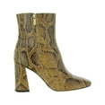 thumbnail image 2 of Sam Edelman Womens Codie Snake Print Square Toe Booties Brown 8 Medium (B,M), 2 of 3