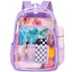 thumbnail image 1 of Mochila AGSDON, transparente, transparente, para mujer, color morado, 1 of 9