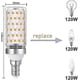 thumbnail image 3 of E14 16w Led Bulb Warm White 3000k Halogen Equivalent 1600lm AC 230v Non-dimmable 4pcs, 3 of 5