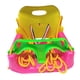 thumbnail image 5 of Asiento colgante infantil para exteriores, 44 cm x 34 cm x 40 cm, con respaldo alto, ideal para parques, patios y salas de juegos. Rosa, 5 of 9