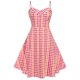 thumbnail image 1 of Vestido Campana Talla Extra Estampado Guinga Rosegal  Vestidos casuales de talla grande, 1 of 5