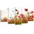 thumbnail image 2 of Beautiful Cosmos Flowers Garden - Floral Canvas Art Print, 2 of 3