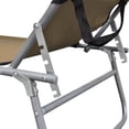thumbnail image 6 of vidaXL Patio Lounge Chair Folding Sunlounger Outdoor Sunbed with Canopy Steel, 6 of 7