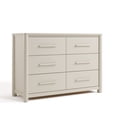 thumbnail image 2 of Art of Nursery by Storkcraft Malta 6 Drawer Dresser - Frosted Oat, 2 of 12