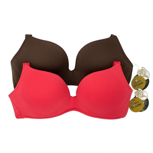 Paquete de Brasier Adda Lingerie Modelo Brianda, Estilo sin varilla, Colores surtidos