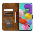 thumbnail image 3 of Compatible with Samsung Galaxy A71 4G Embossed Butterfly Cat Wallet Case with Card Slots Kickstand Cover, 3 of 5