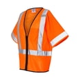 thumbnail image 2 of Kishigo Economy Single Pocket Zipper Vest 1567-1568 Orange L/XL, 2 of 5