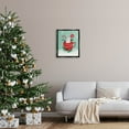 thumbnail image 2 of Merry Christmas Warm Cocoa Holiday Graphic Art Jet Black Framed Art Print Wall Art, 2 of 6