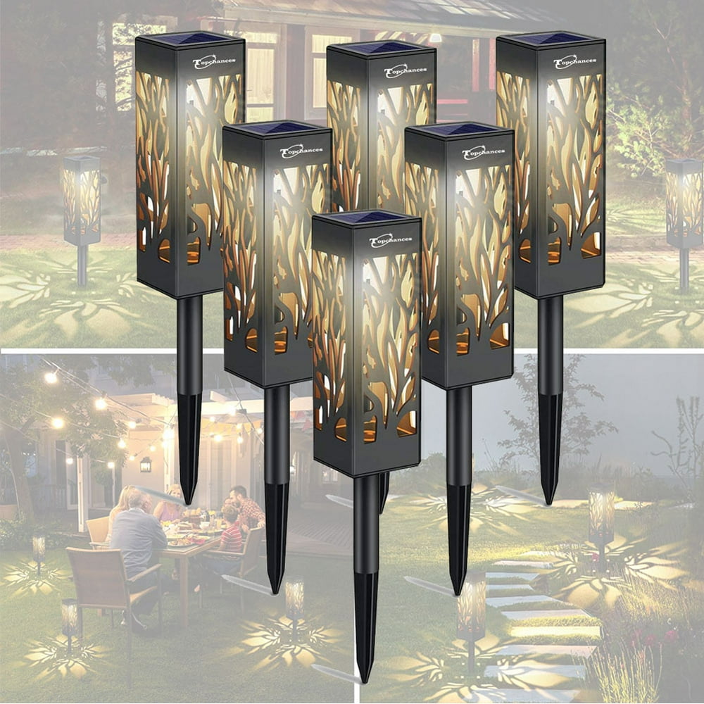 Topchances Solar Lights Outdoor Upgraded Bright Solar Pathway Lights ...