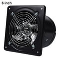 thumbnail image 1 of 110V Compact 4/6 Inch Exhaust Fan: Quiet, For Durable, For Kitchen & Bathroom 6-Inch Black, 1 of 10