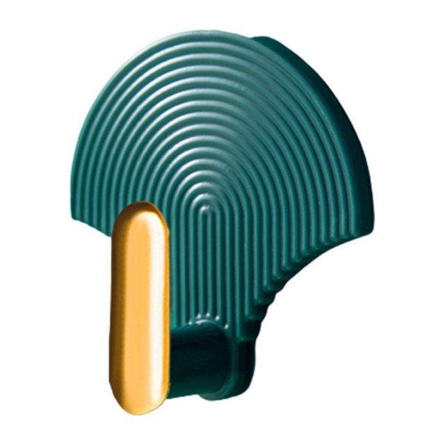 4pcs Modern Adhesive Hooks with Vibrant Color Combination for Home Office School Dorms(Dark Green)