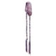 thumbnail image 4 of Banda para el cabello estilo bohemio para mujer, bonita bandana retro suave para el cabello para adolescentes, mujeres, fiestas deportivas morado claro, 4 of 8