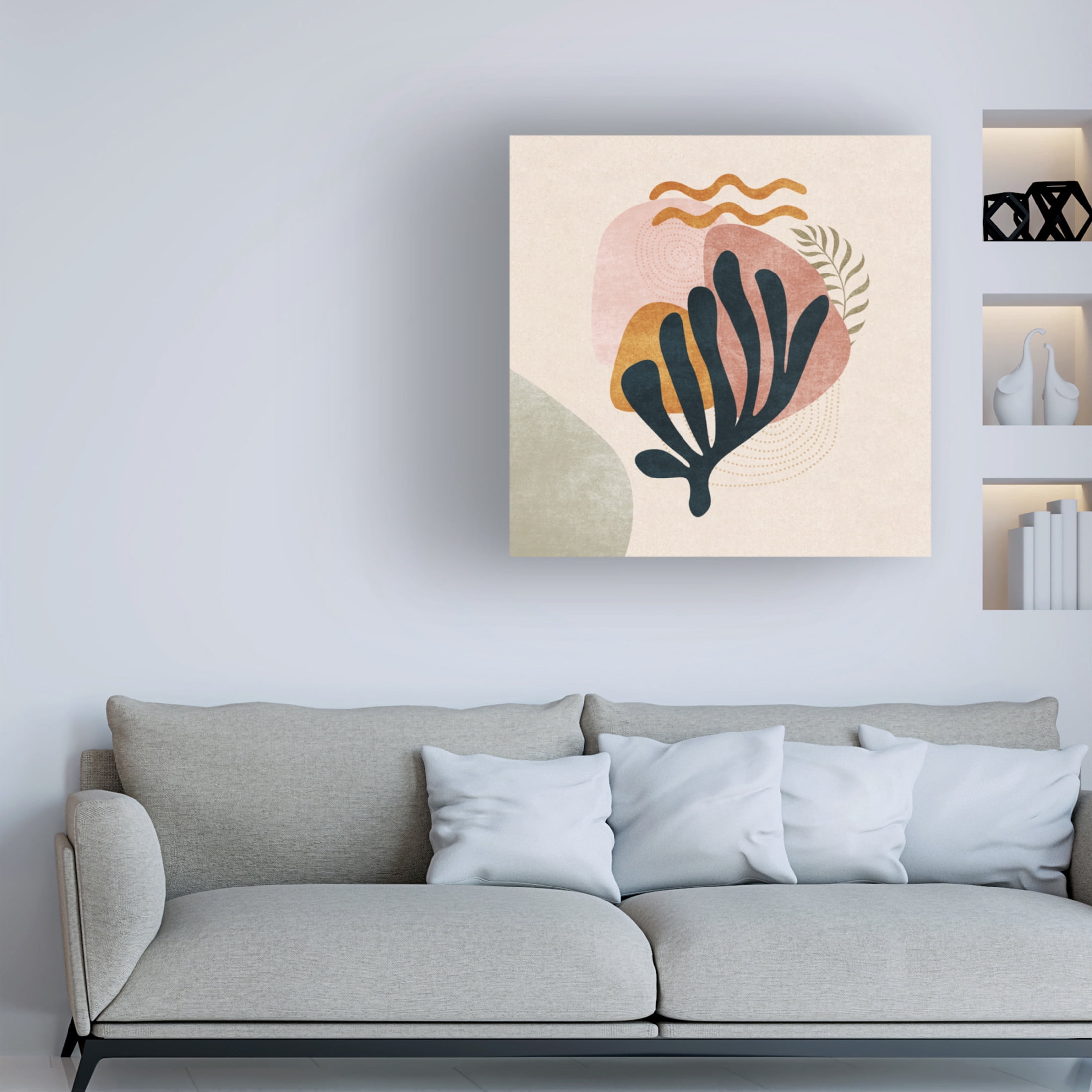 Trademark Fine Art Emel Tunaboylu  Coral Canvas Wall Art