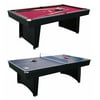 "MD Sports 84"" Billiard Table and Table Tennis Top Recreation Room Combination"