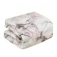 thumbnail image 4 of Marble Queen Comforter Set with Sheets - 7-Piece Pink Bed in a Bag Set, 4 of 7