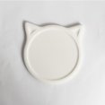 thumbnail image 1 of Posavasos absorbente de cerámica White Cloud Posavasos de transferencia térmica Embryo blanco brillante con puntos en blanco Posavasos antideslizantes con aislamiento térmico Embryo liso, 1 of 3