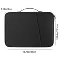 thumbnail image 5 of Laptop Bag 13 Inch under $5! CQCYD Lightweight Laptop Bag, 13 Inch Notebook Computer Sleeve, Multi-Function Tablet Bag with Accessory Pocket, Portable Carrying Case for Business Travel, 5 of 9