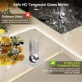 thumbnail image 3 of 28"x20" LED-Bathroom-Mirror-with-Lights, Wall-Mounted, Anti-Fog, 3 Color Temperature, Dimmable Brightness, Waterproof, Tempered Glass, Frontlit & Backlit, 3 of 5