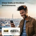 thumbnail image 3 of Clipbuds Earphones, Clipbuds Earbuds, Clip On Ear Buds Wireless Bluetooth Earbuds, Stereo 5.4 Earphones, Waterproof Sweatproof Sport Headphones, for Music and Phone Calls, Noise Reduction (Black), 3 of 6
