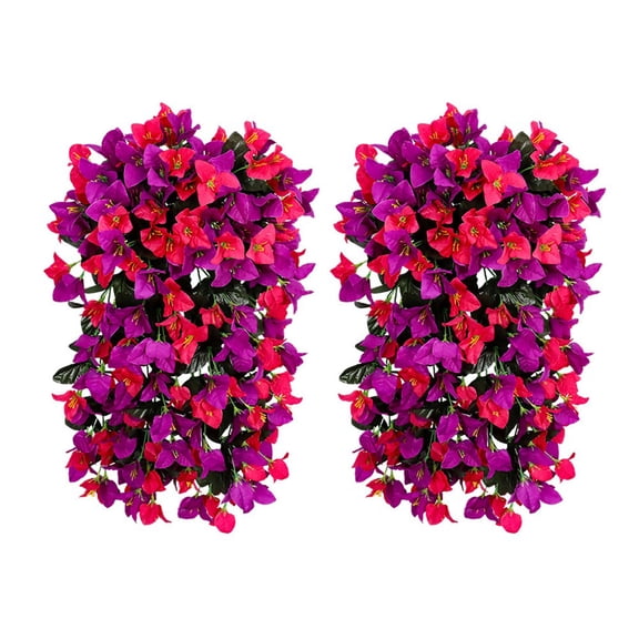 Niceminiwall Faux Plants Artificial Bougainvillea Event And Party Decoration No Maintenance Required Plastic Silk Composition