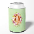 thumbnail image 2 of Carolines Treasures CK4293CC Chow Chow Design2 Green Flowers Can or Bottle Hugger Can Hugger multicolor, 2 of 5