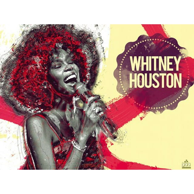 Whitney Houston Affiche Art Musical (24x18)