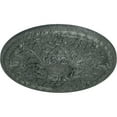 thumbnail image 3 of 32 3/8"OD x 3 1/2"P Tristan Ceiling Medallion (Fits Canopies up to 6 1/4"), Hand-Painted Athenian Green Crackle, 3 of 6