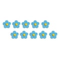 thumbnail image 1 of Inteprter 10 piezas de parches de flores para planchar sin planchar parches bordados autoadhesivos suministros de emergencia para sombreros de bricolaje Type3 NO3 Inteprter HA061188-03B, 1 of 6