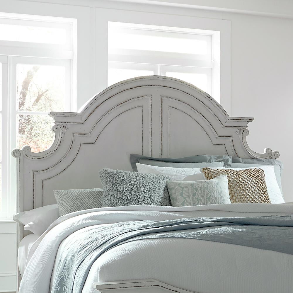 Liberty Furniture Industies, INC Magnolia Manor Queen Panel Headboard in Antique White